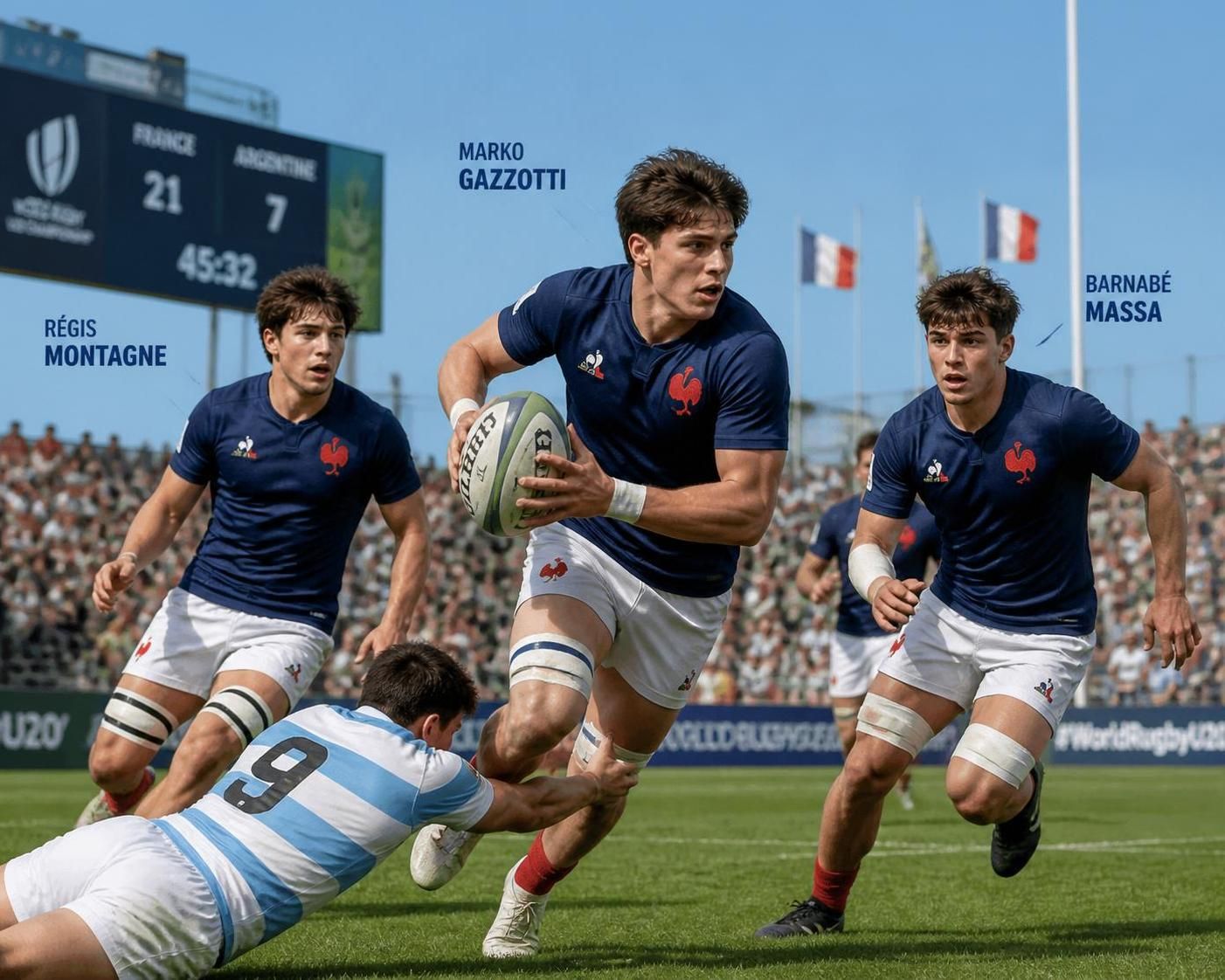 découvrez les moments forts de la tournée estivale du xv de france avec nos talents régionaux gazzotti, montagne, massa et bien d'autres, pour une saison de rugby riche en émotions.