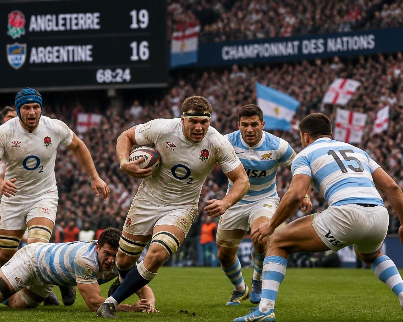 découvrez comment l'équipe d'angleterre de rugby a remporté une victoire éclatante à l'extérieur lors d'un match crucial des championnats des nations, consolidant ainsi sa position dans la compétition.