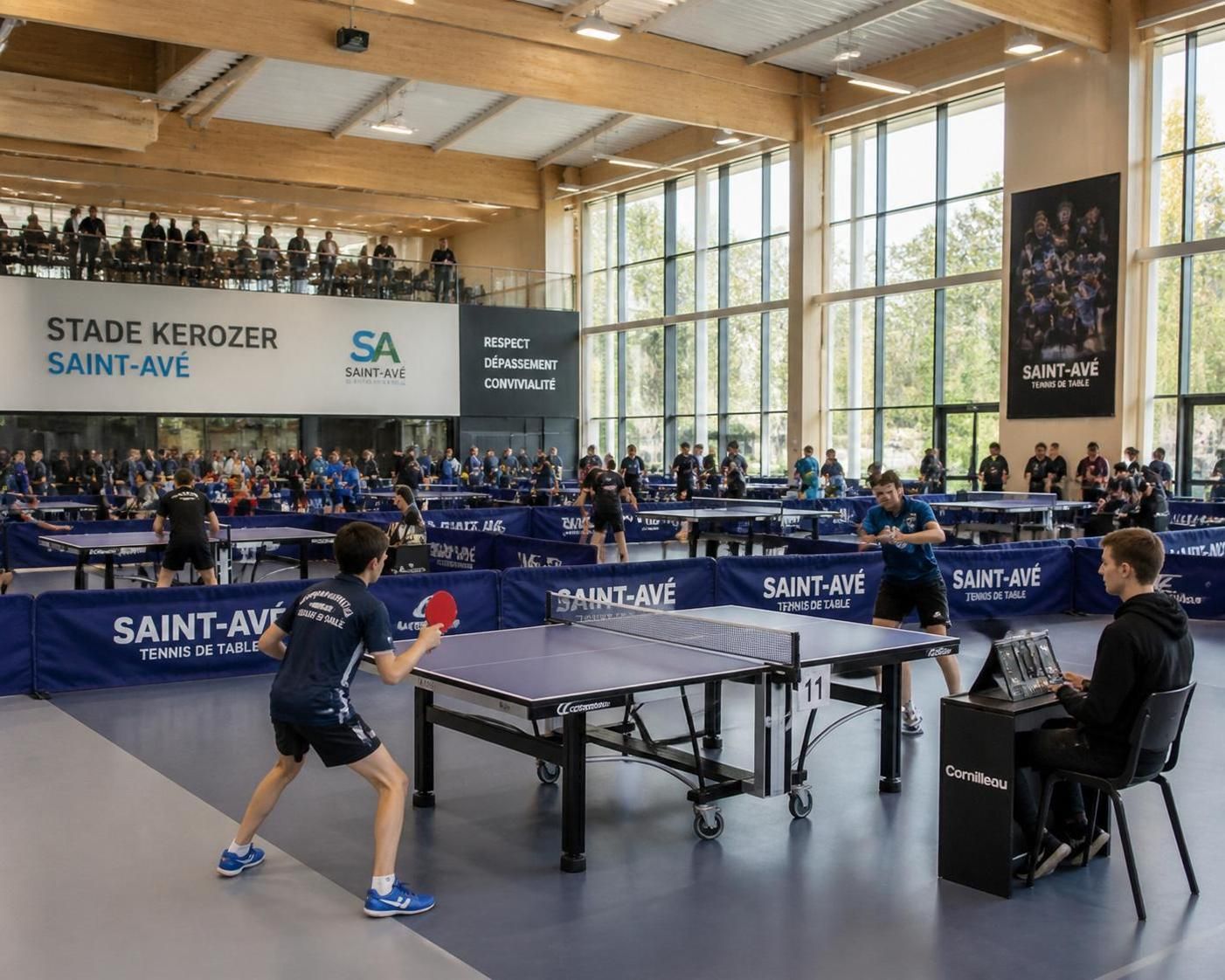 saint-avé table tennis club is excited to welcome the new stade kerozer facility, enhancing training and competition opportunities for players of all levels.