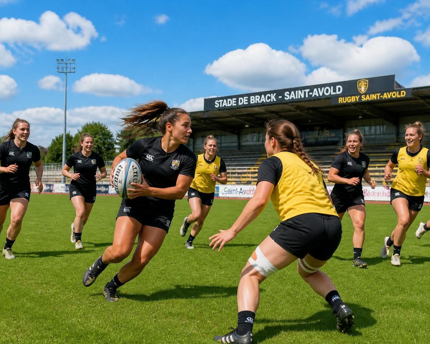 découvrez l'inauguration de la premiÚre équipe féminine du rugby club naborien à saint-avold. une invitation ouverte à toutes les passionnées pour rejoindre cette nouvelle aventure sportive et conviviale !
