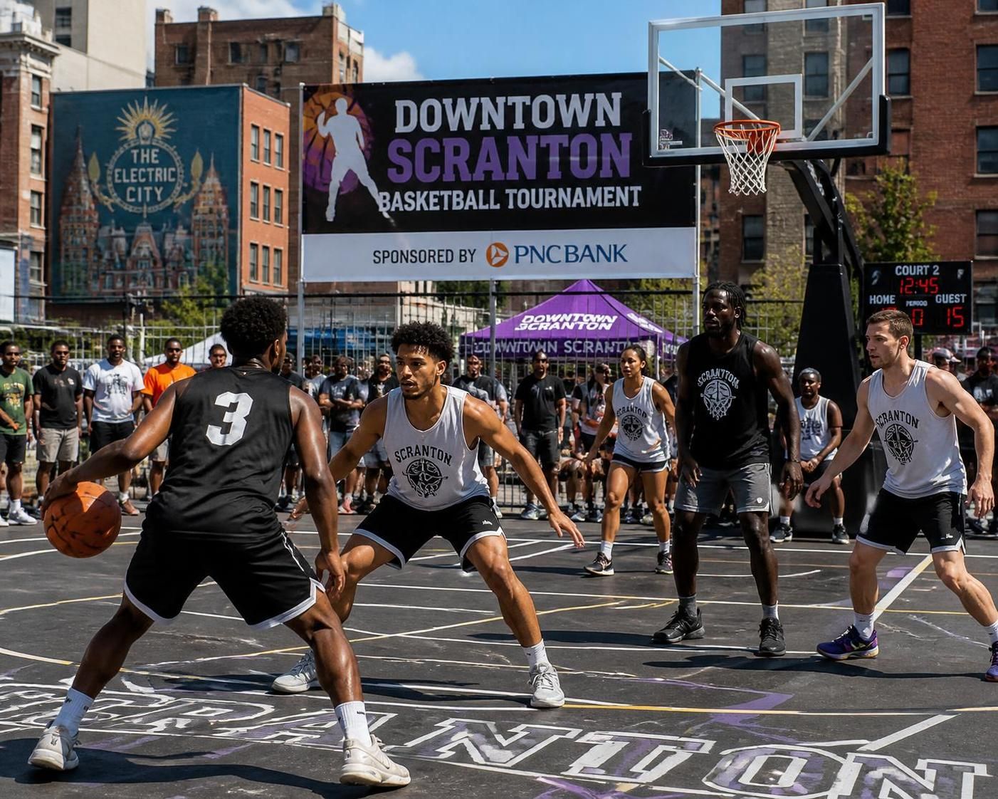 experience the excitement as scranton's streets come alive with the return of the annual basketball tournament, bringing thrilling games and community spirit back to the city.