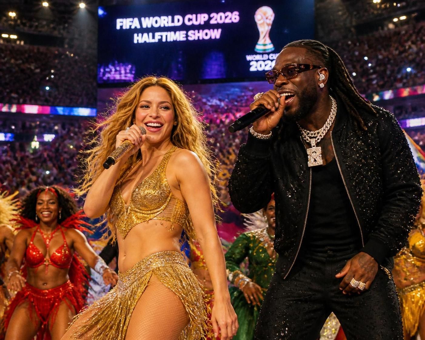 shakira & burna boy's 'dai dai' achieves record-breaking streaming success following the world cup excitement, captivating fans worldwide with its vibrant rhythms and electrifying energy.