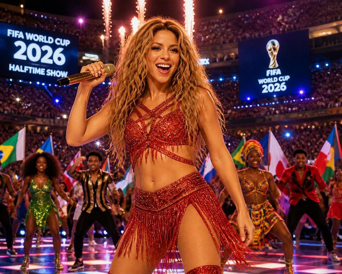 discover the unanimous praise pouring in after shakira's mesmerizing performance at the world cup, captivating audiences worldwide with her electrifying show.