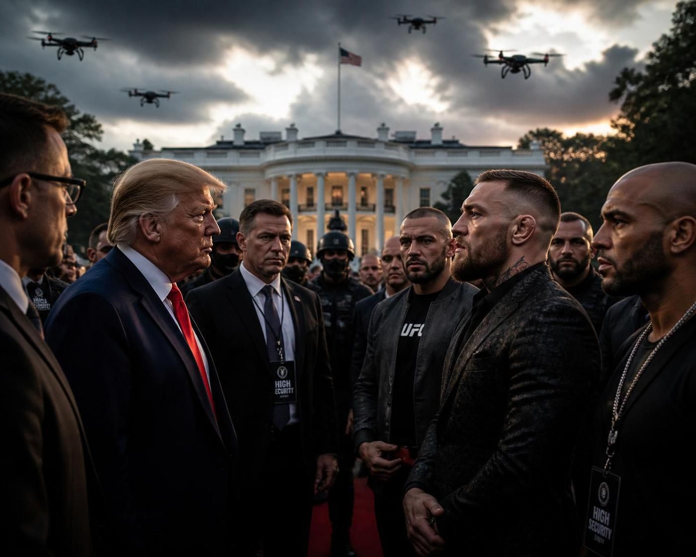 eight men in the united states have been charged in a plot to attack donald trump's mma event. learn more about the investigation and security measures.