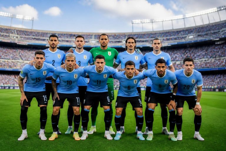 prévisions de composition de l'équipe d'uruguay pour la coupe du monde 2026, avec les joueurs clés et les stratégies attendues.