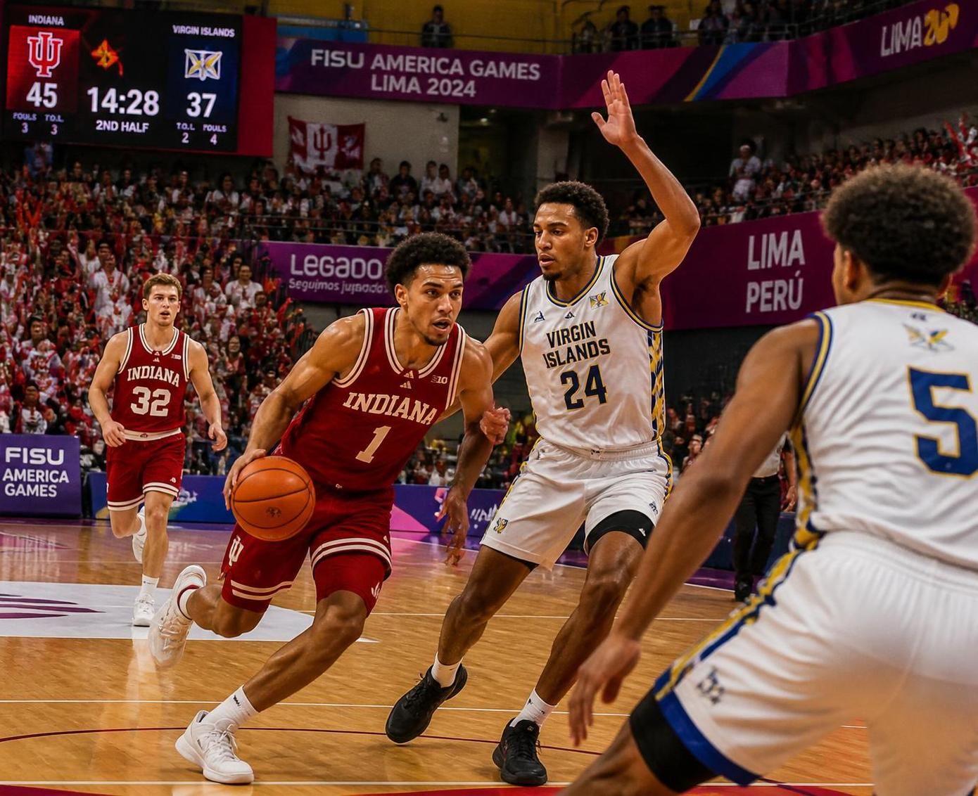 watch indiana basketball vs. virgin islands in the fisu game. get the start time, streaming information, and all the details you need to catch the action live.
