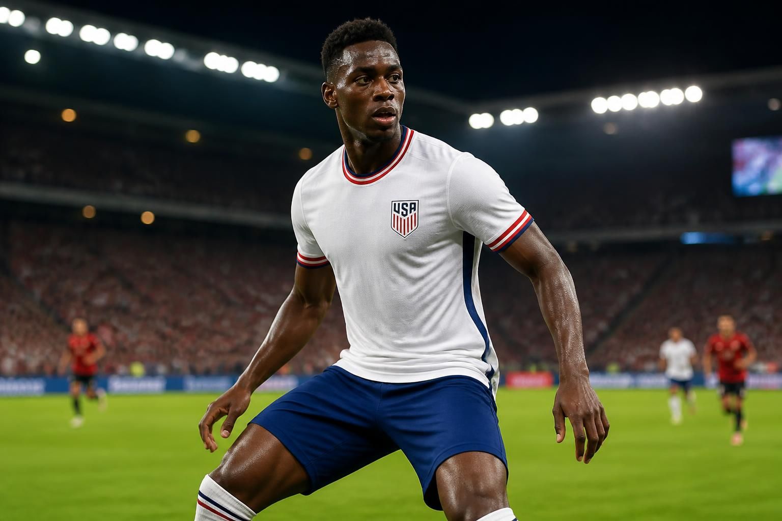 preview of the world cup match featuring usmnt forward folarin balogun, who is set to play against belgium after recovering from injury.